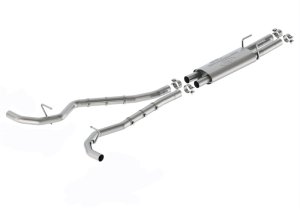 Ford Explorer ST Performance Exhaust - Dual Rear Exit - Ford Racing - Cat Back with 4 in. Chrome Tips, Sport - Chrome - `20-`25 Ford Explorer ST Performance Exhaust - Dual Rear Exit - Ford Racing - Cat Back with 4 in. Chrome Tips, Sport - Chrome - `20-`25